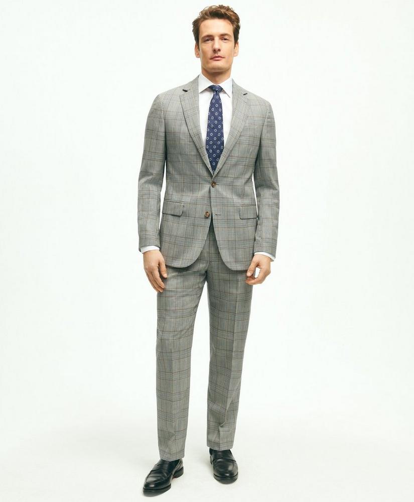 Regent Fit Wool Check Suit Jacket, image 4
