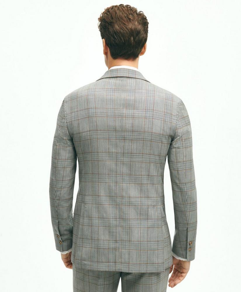 Regent Fit Wool Check Suit Jacket, image 5