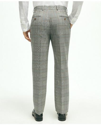 Regent Fit Wool Check Suit Pants, image 4