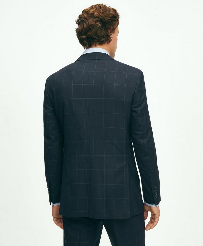 Brooks Brothers Explorer Collection Regent Fit Merino Wool Windowpane Suit Jacket, image 3