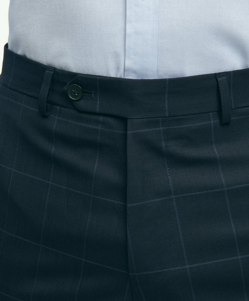Brooks Brothers Explorer Collection Regent Fit Merino Wool Windowpane Suit Pants, image 3