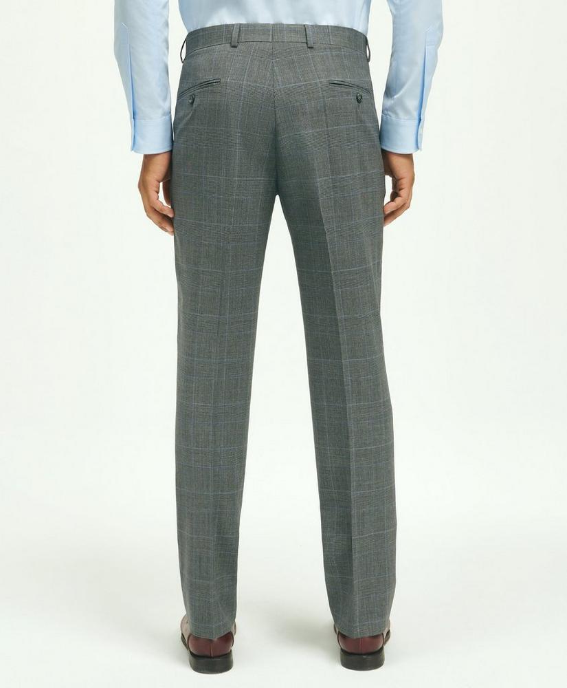 Brooks Brothers Explorer Collection Classic Fit Wool Plaid Suit Pants