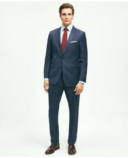 Classic Fit Stretch Wool Flannel Pinstripe 1818 Suit, image 1