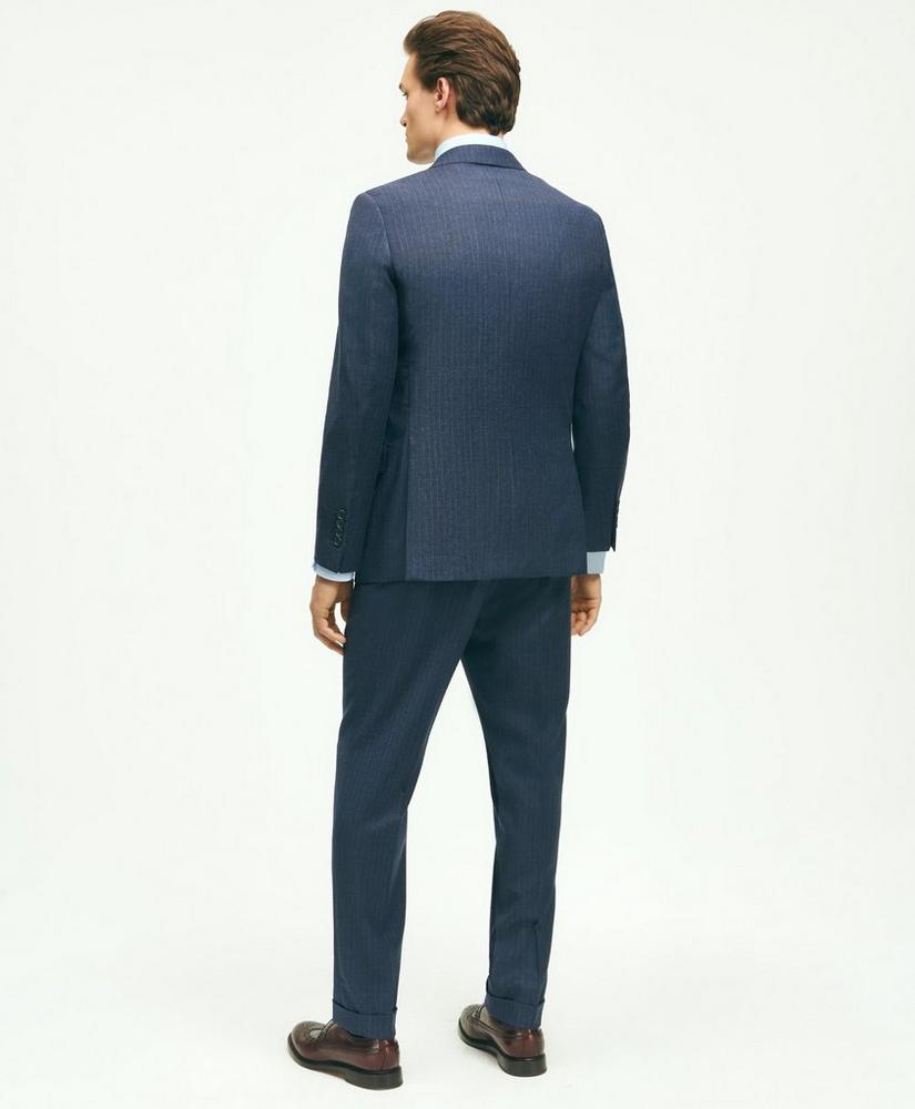 Classic Fit Stretch Wool Flannel Pinstripe 1818 Suit, image 3