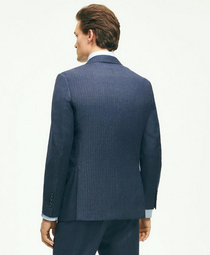Classic Fit Stretch Wool Flannel Pinstripe 1818 Suit, image 5