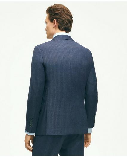 Classic Fit Stretch Wool Flannel Pinstripe 1818 Suit, image 5
