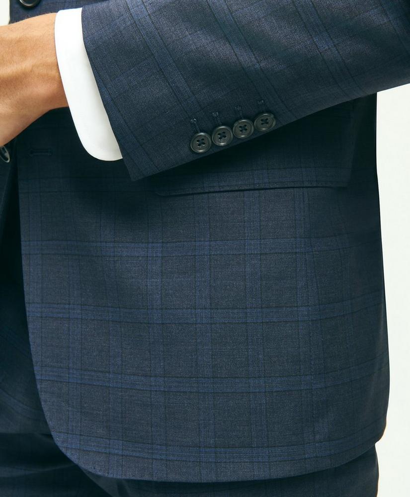 Classic Fit Wool Checked 1818 Suit, image 4
