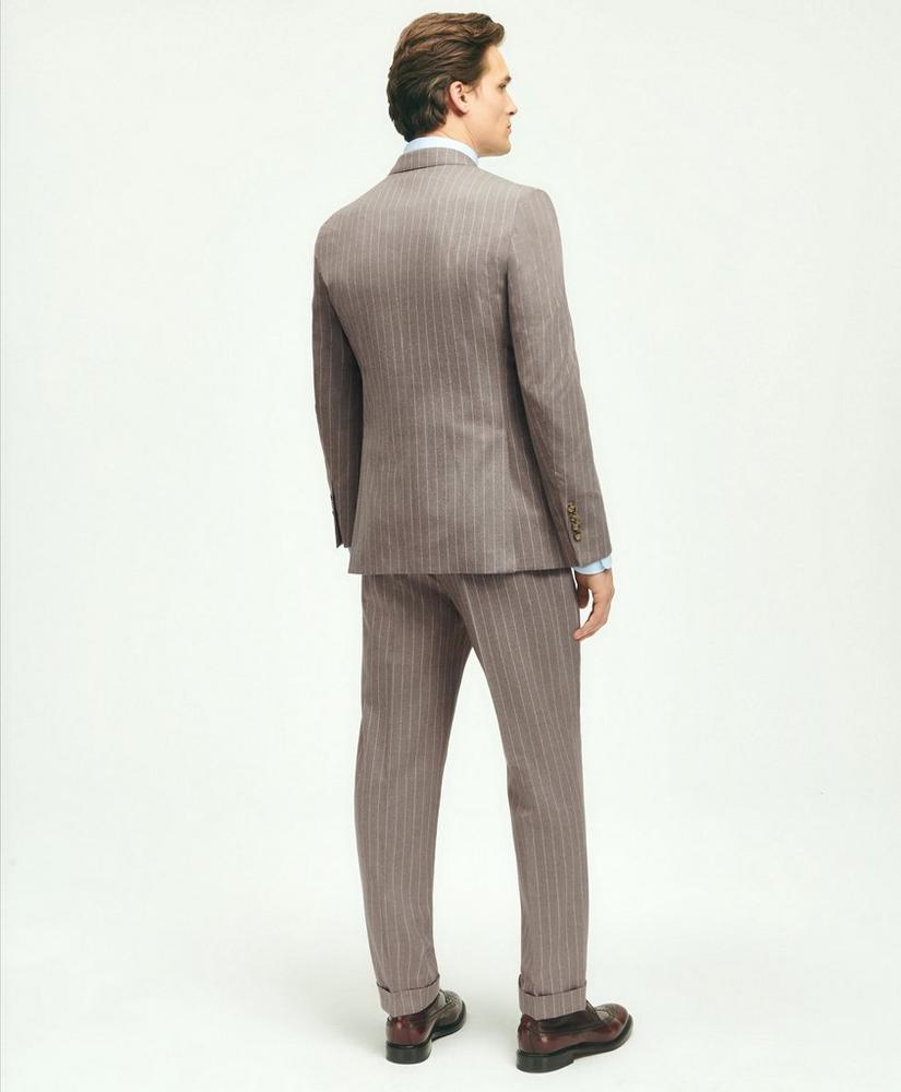 Classic Fit Stretch Wool Pinstripe 1818 Suit, image 6