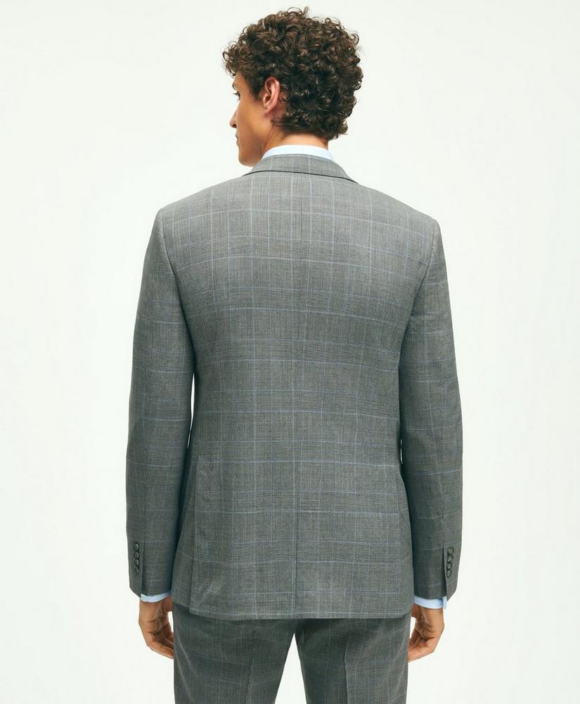 Brooks Brothers Explorer Collection Classic Fit Wool Plaid Suit Jacket, image 6