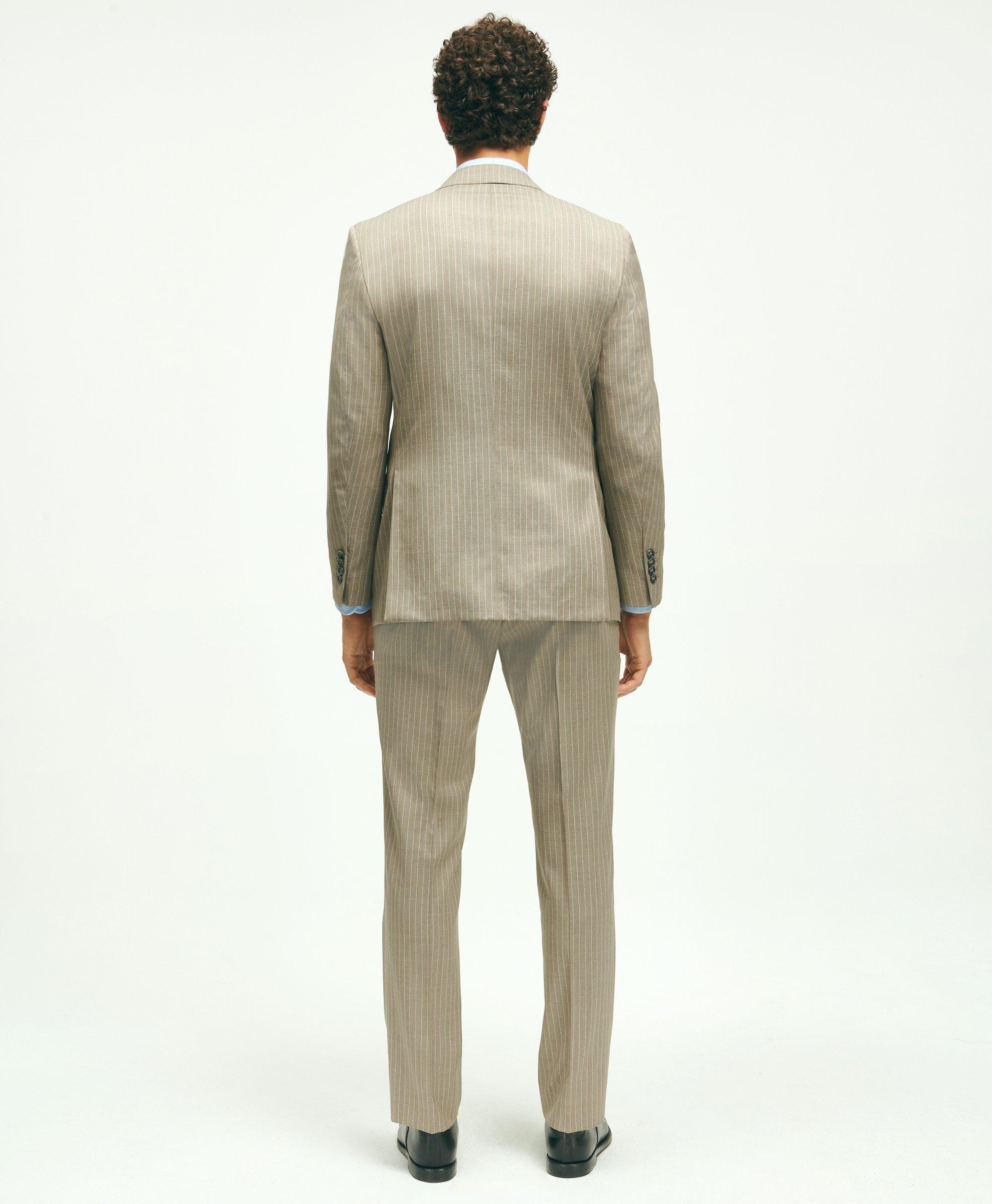Classic Fit Wool Pinstripe 1818 Suit