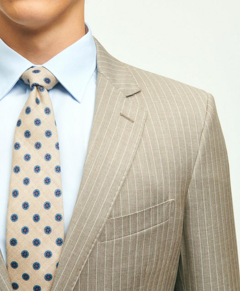 Classic Fit Wool Pinstripe 1818 Suit, image 2