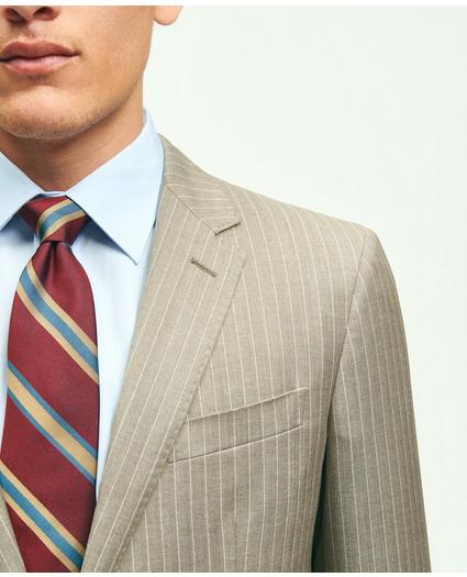 Slim Fit Wool Pinstripe 1818 Suit, image 4