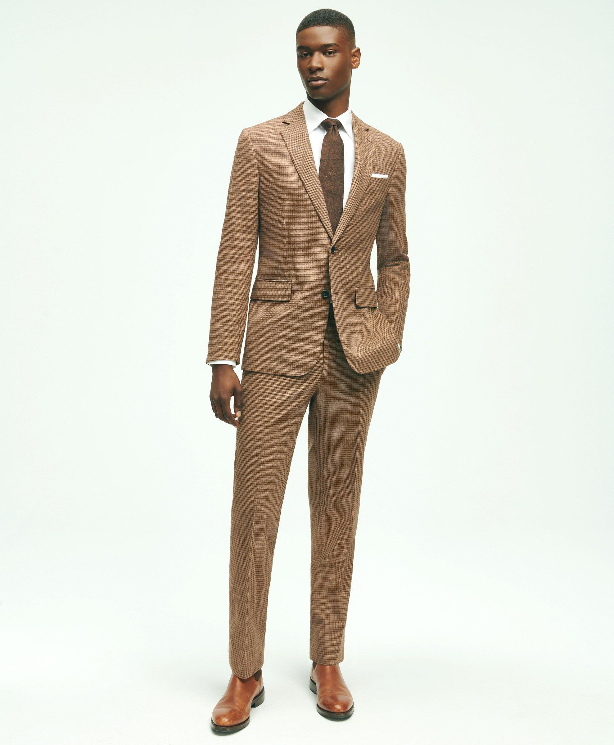 Slim Fit Beige Suit Blazer