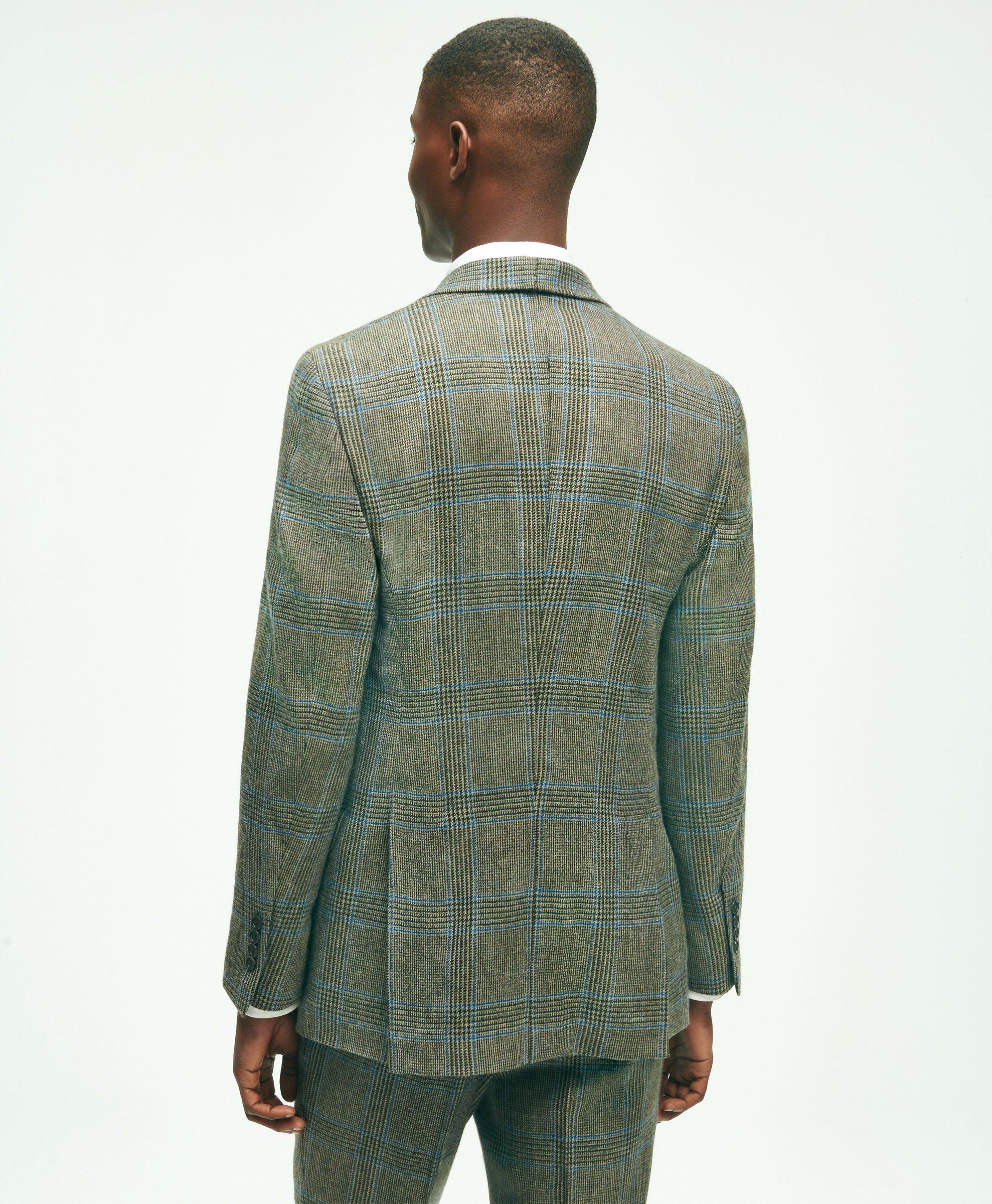 Moss 1851 Green Multi Check Tweed Jacket