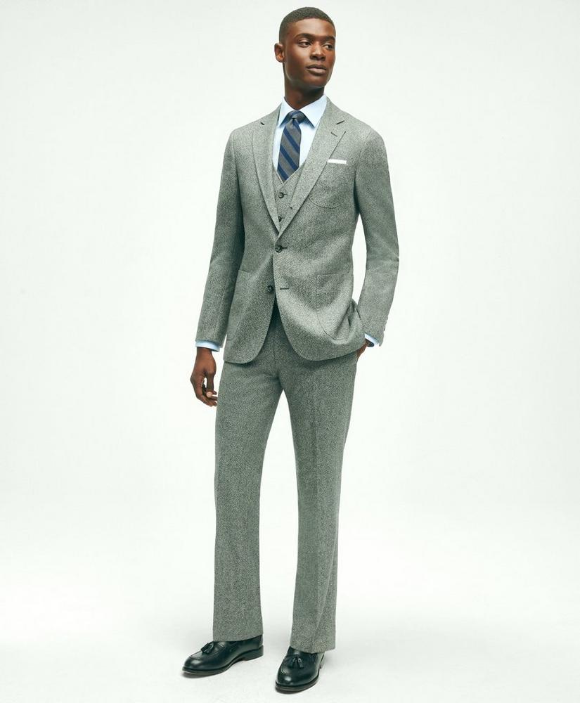 Slim Fit Wool Tweed Patch Pocket Suit Jacket, image 2