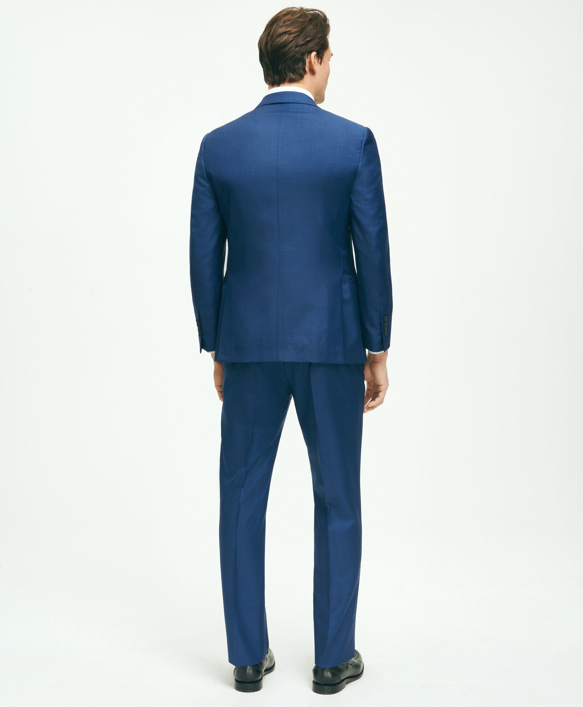 Classic Fit Wool Sharkskin 1818 Suit