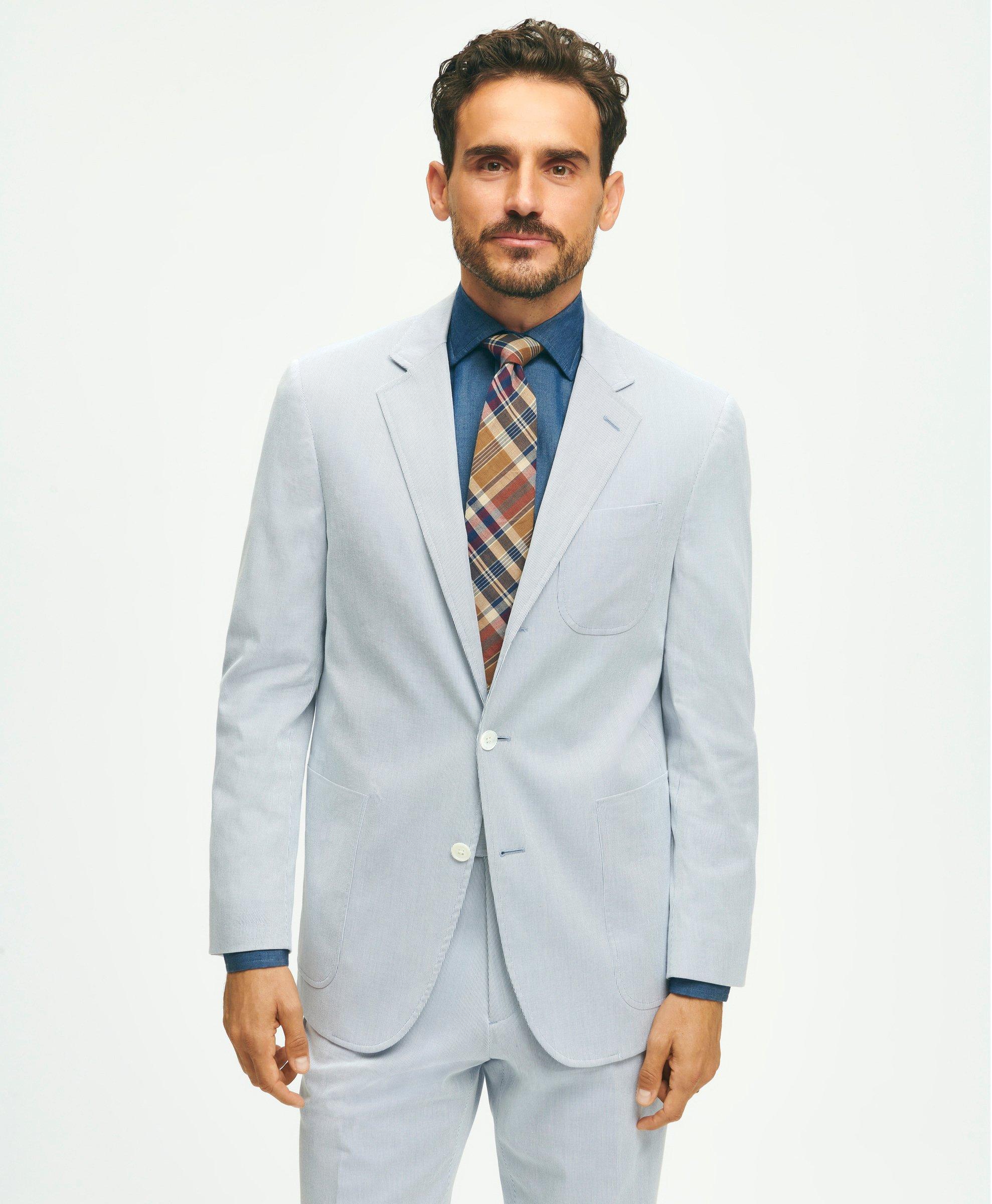 Double-breasted Marzotto flannel suit London fit - Semi-slim