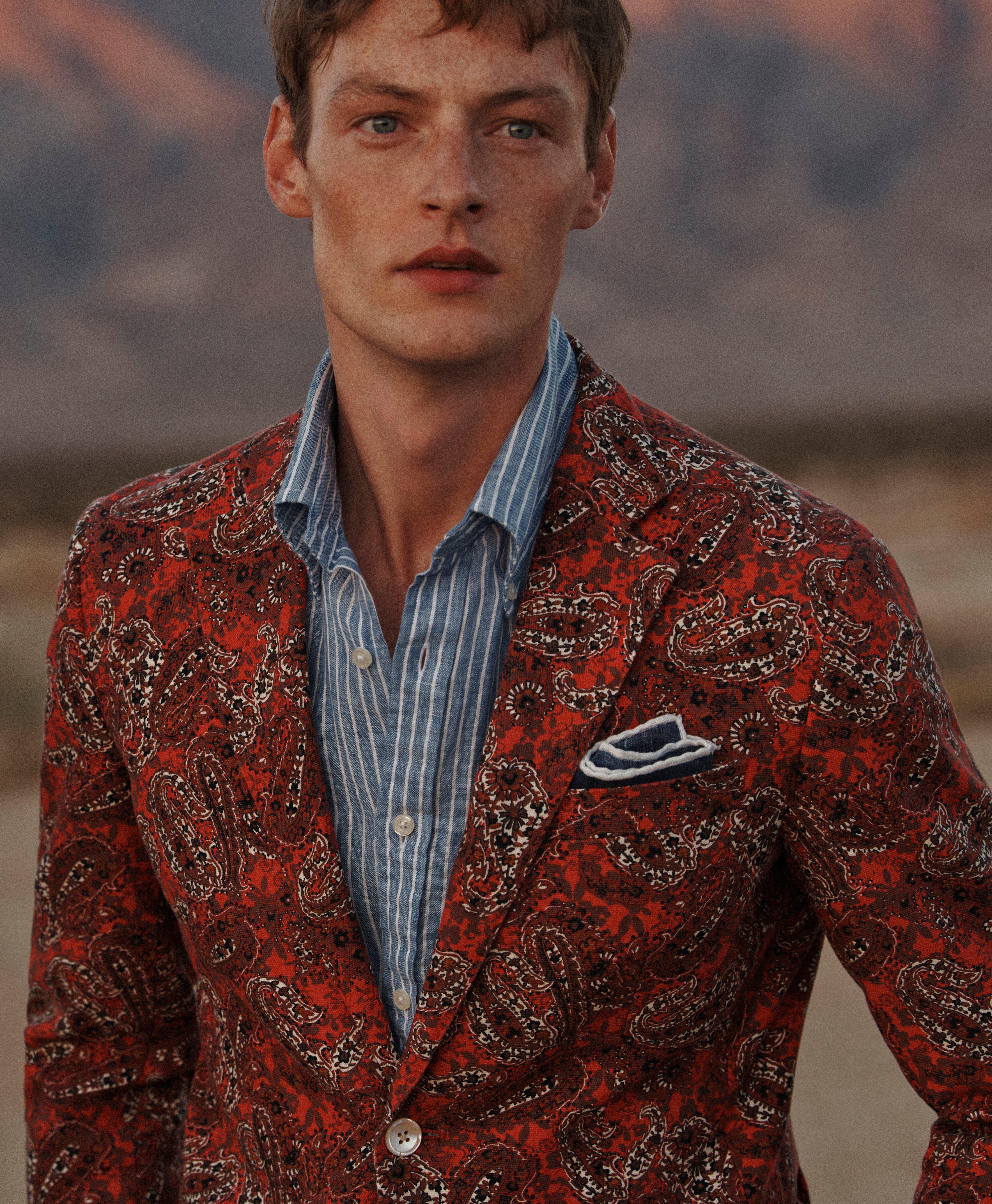 Mens 2024 paisley jacket