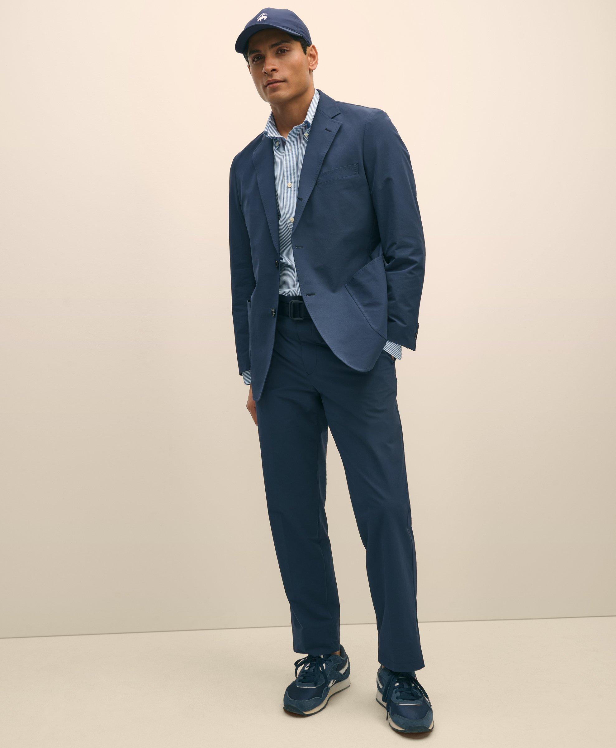 Brooks Brothers Slim Fit Lightweight Bi-stretch Suit Jacket In Navy