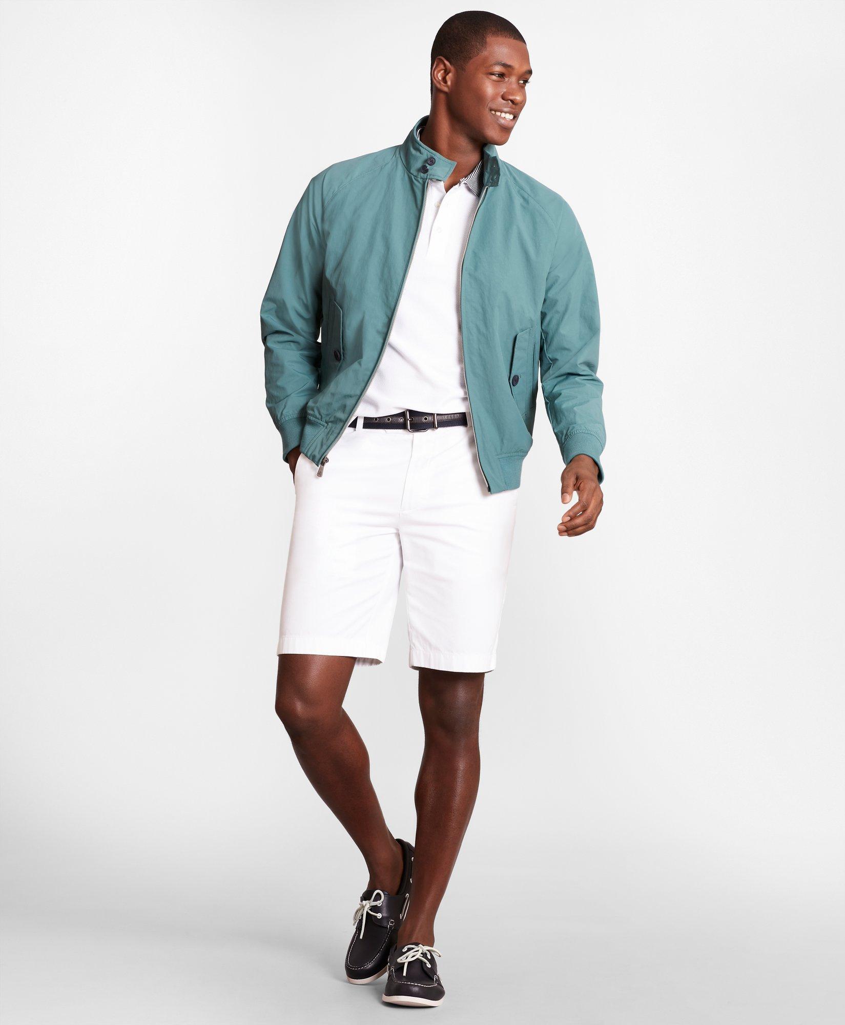 Bomber jacket and clearance shorts