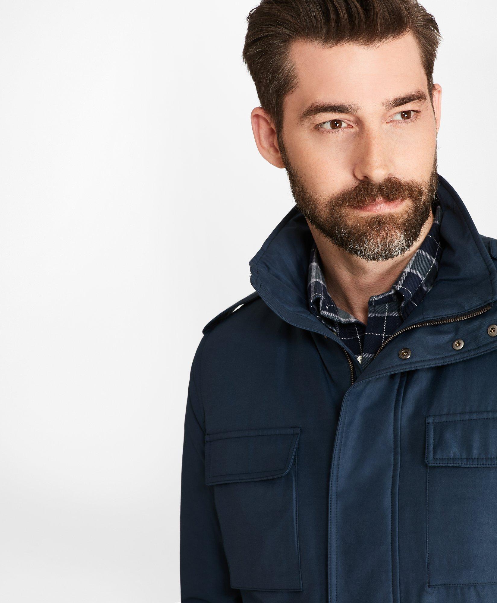 Water-Repellent Tech Twill Field Jacket