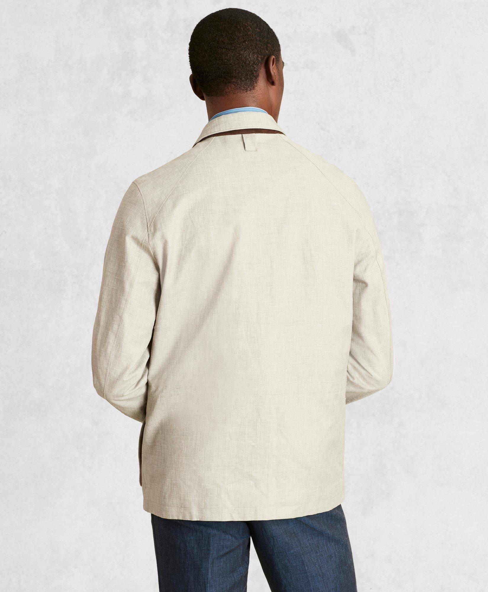 Golden Fleece® Linen-Blend Twill Jacket