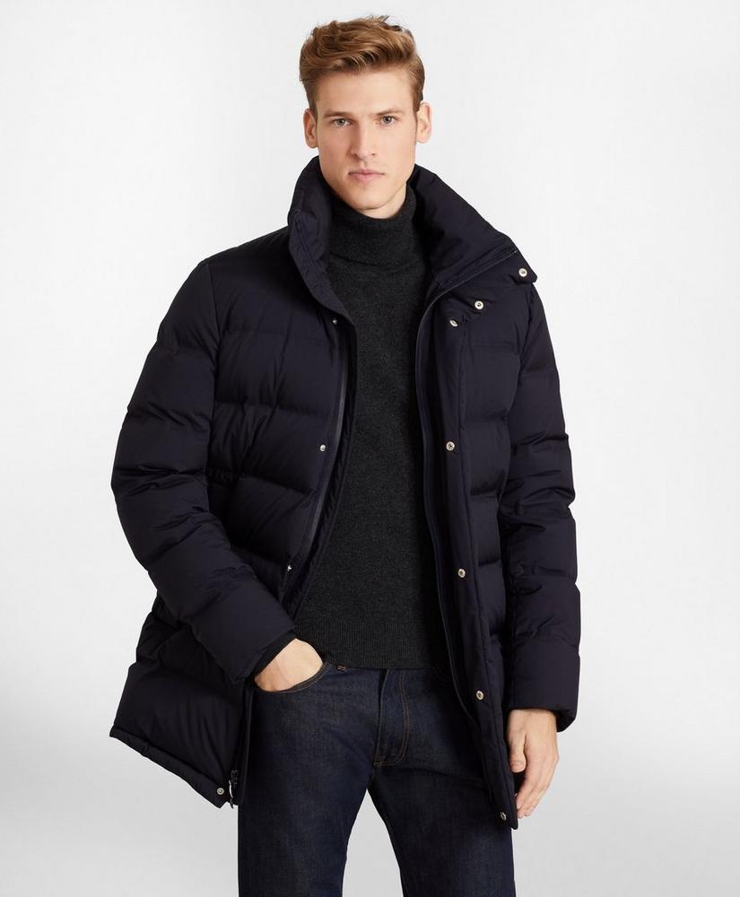 Quilted Down Long Puffer Coat, image 1