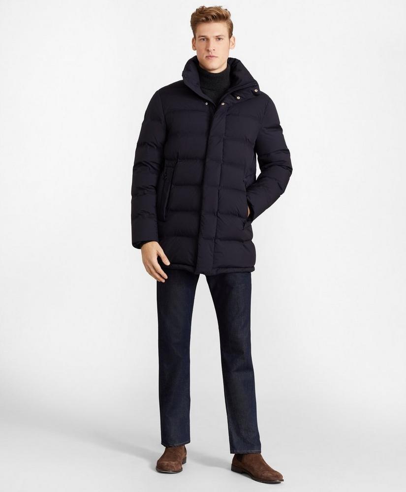 Quilted Down Long Puffer Coat, image 3