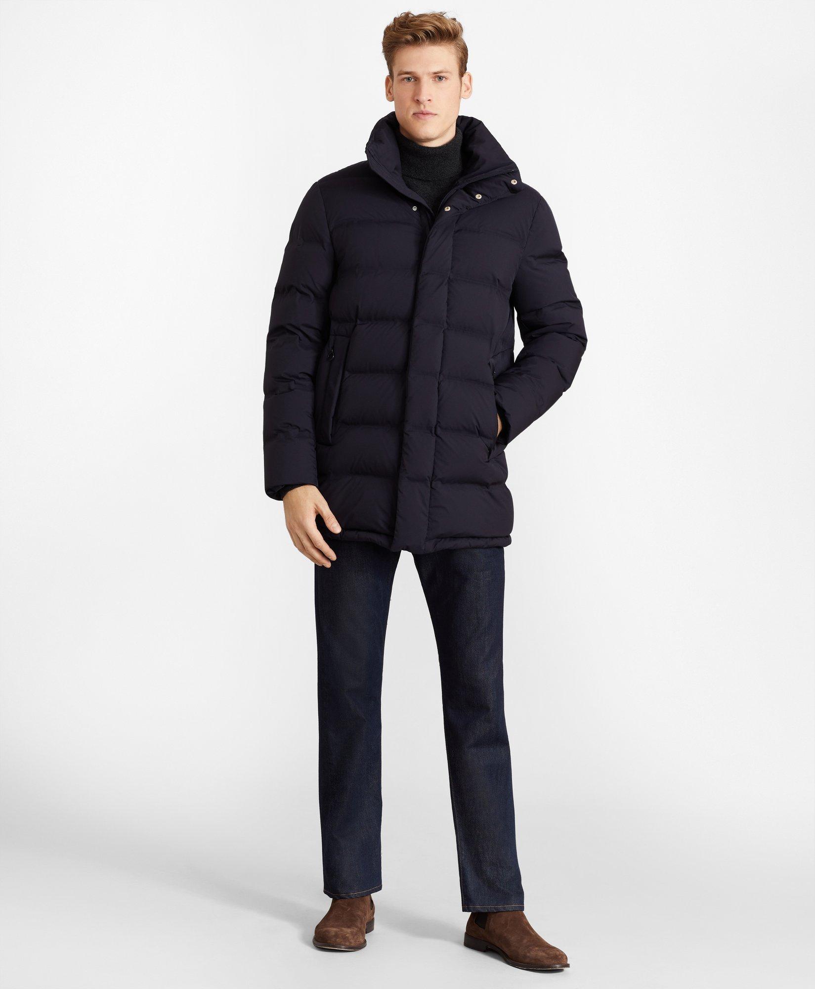 Quilted Down Long Puffer Coat