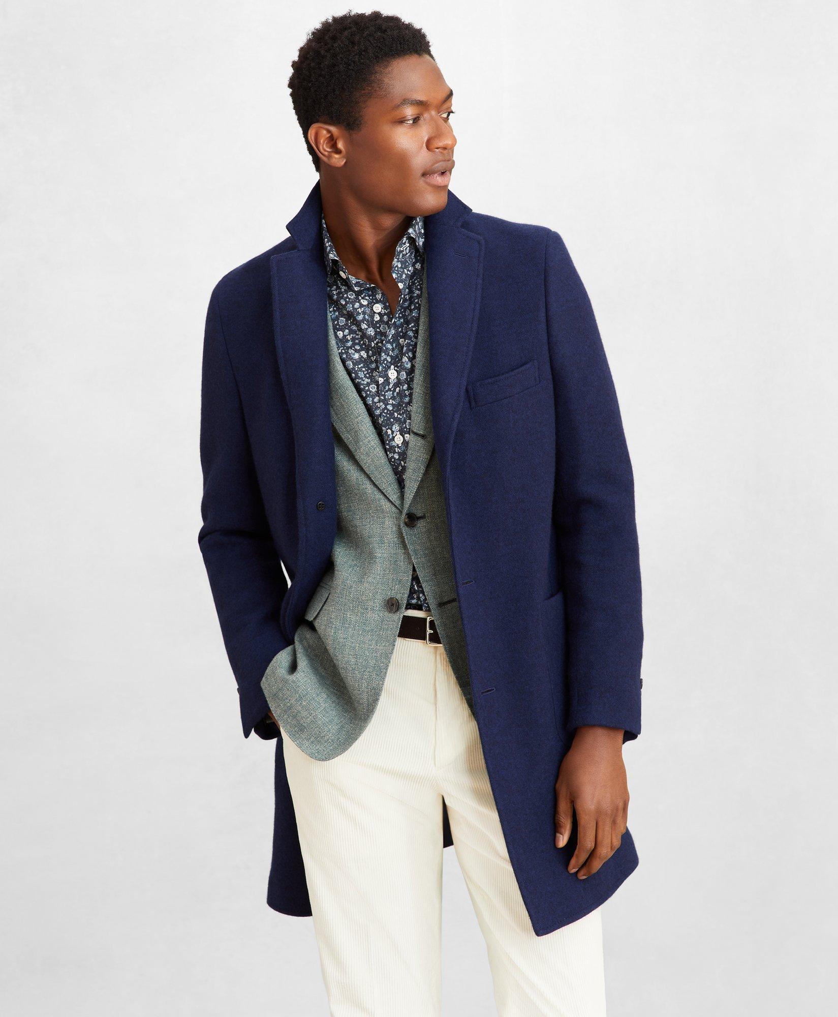 J crew clearance wool cashmere topcoat