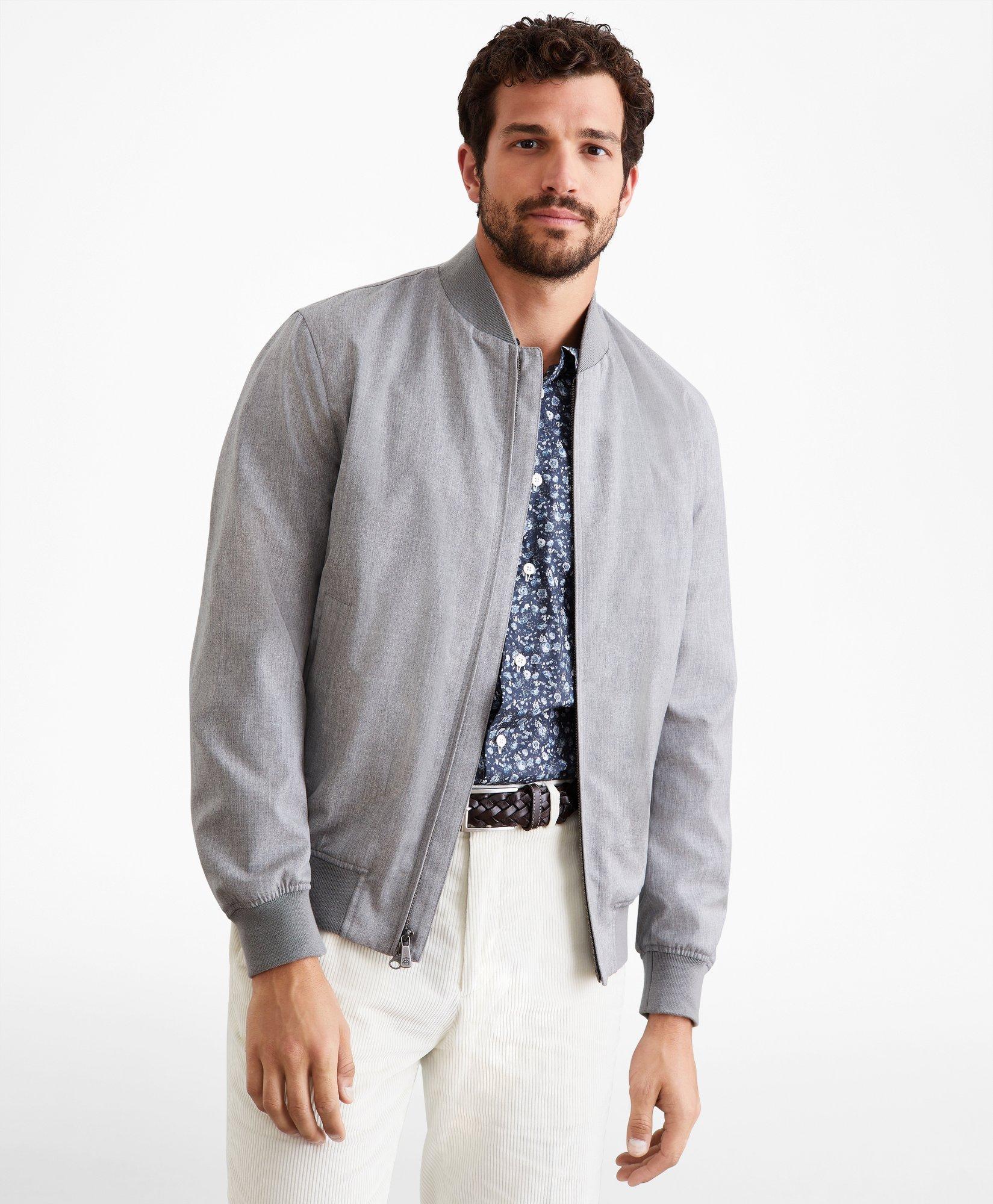 Men's wool bomber on sale jacket