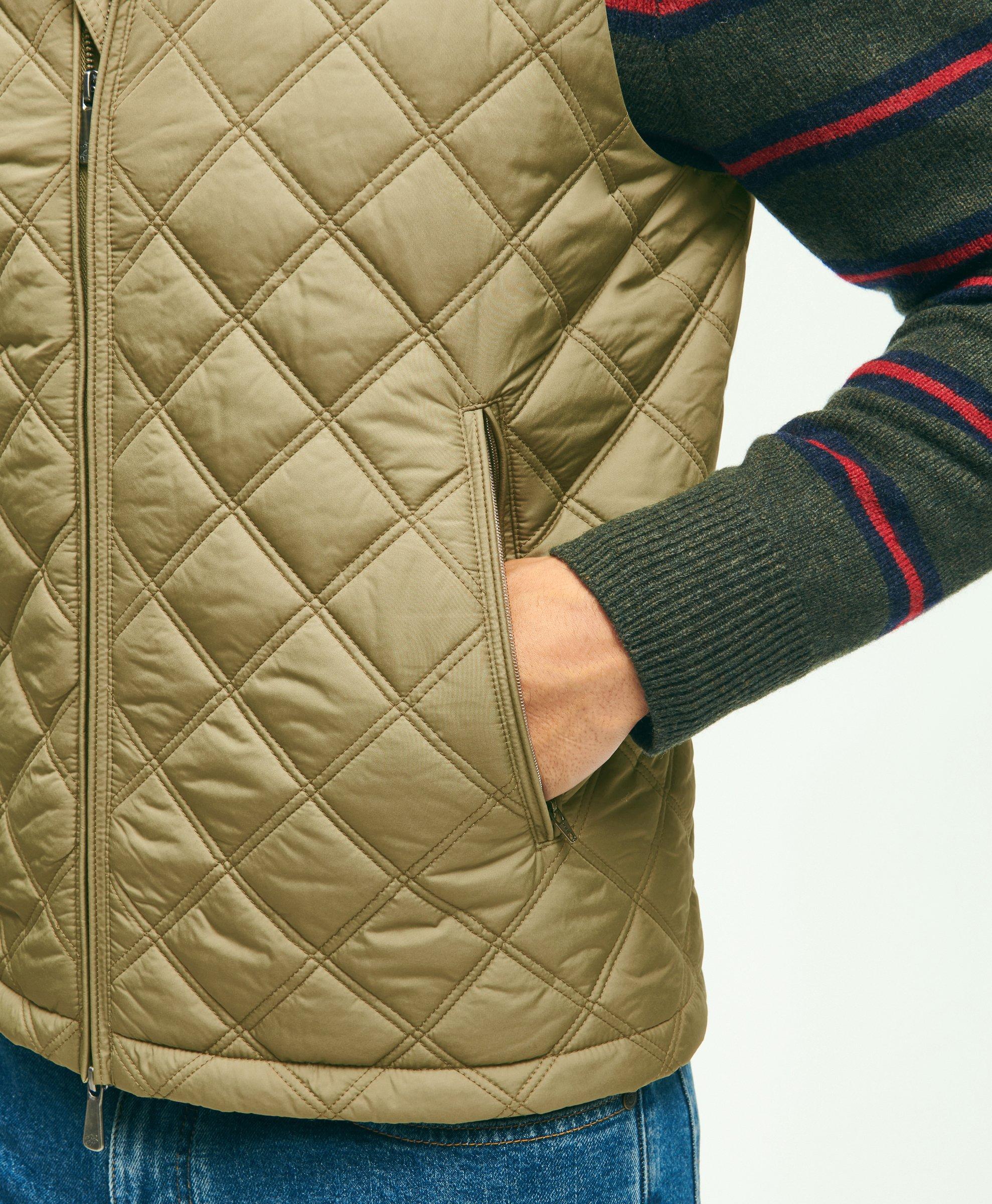 Zipped Rib Gilet With Pocket - Ready-to-Wear