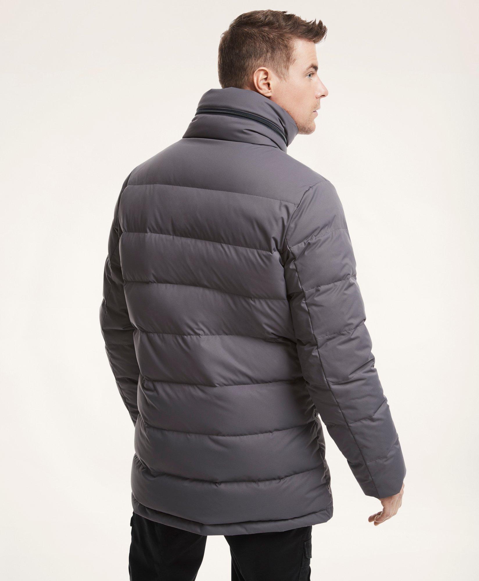 Down filled outlet puffer jacket