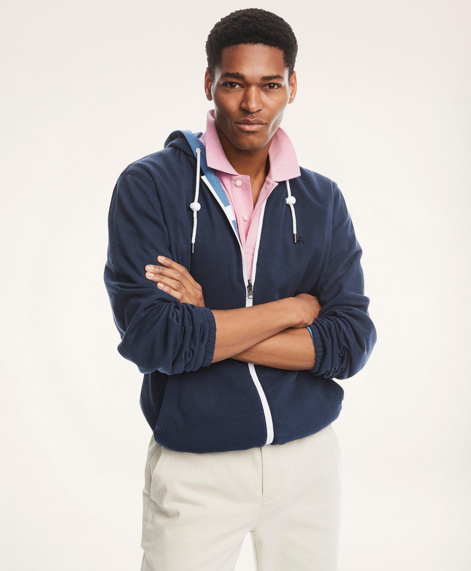 Reversible Water-Repellent Zip Hoodie