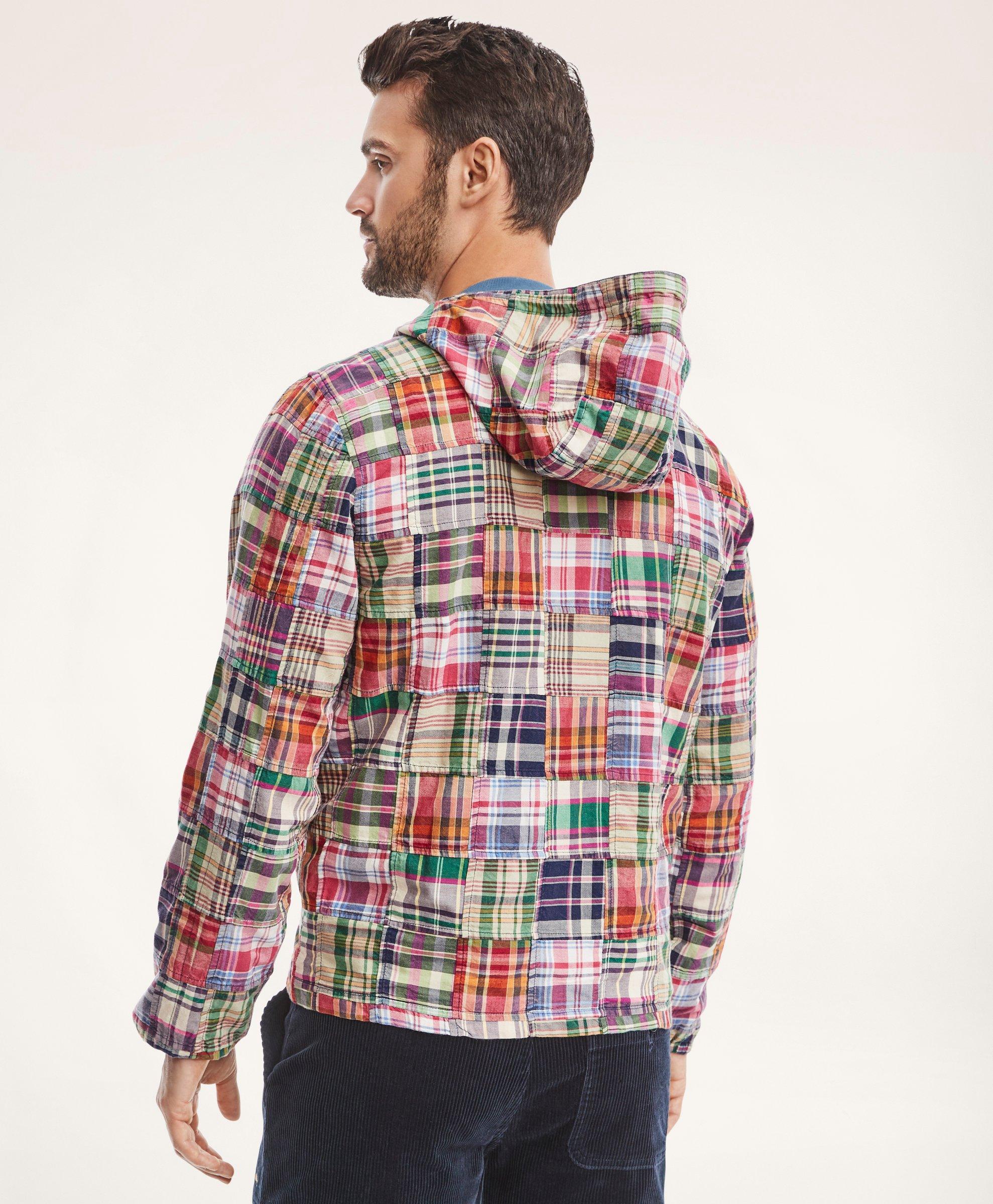 Patchwork Madras Windbreaker