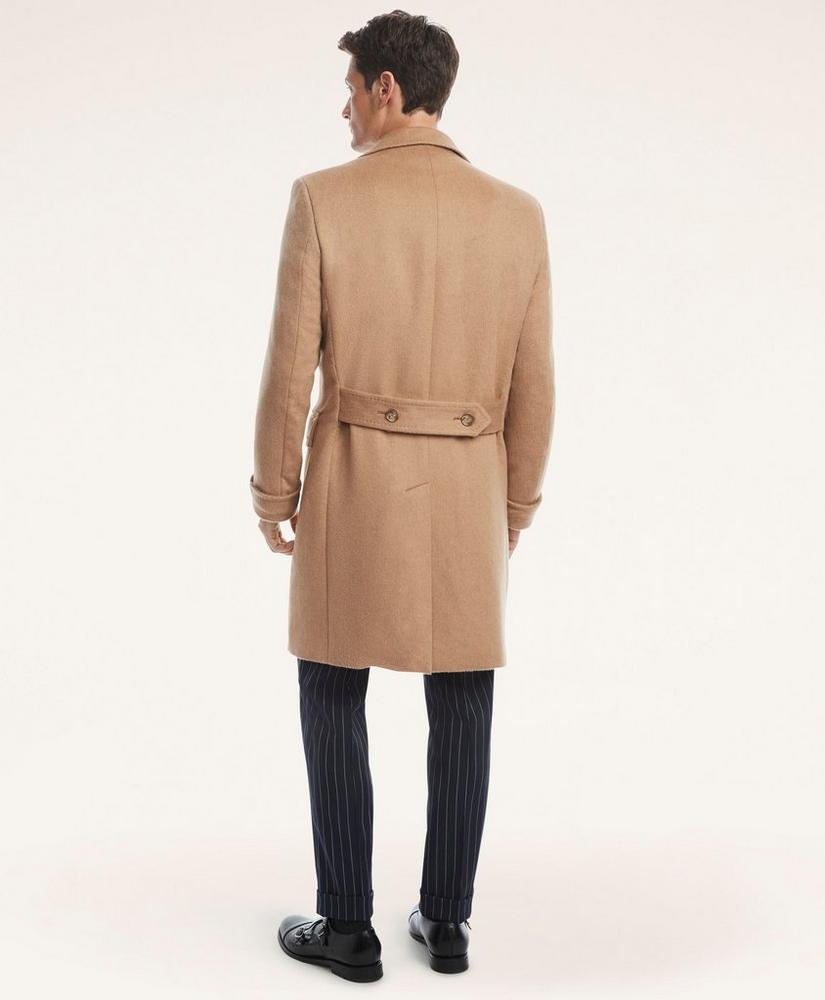 Camel Hair Peak Lapel Coat