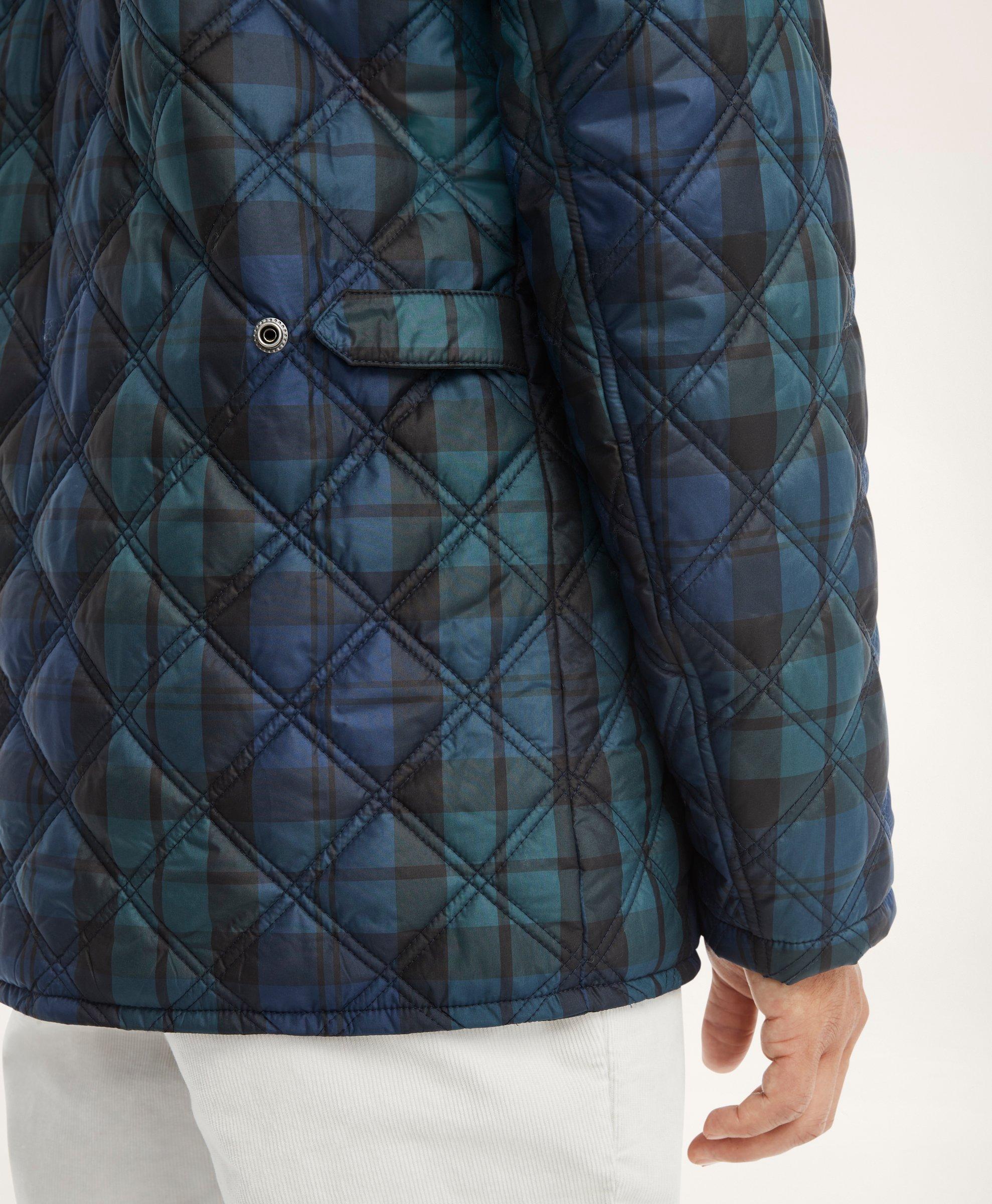 Paddock Quilted Black Watch Walking Coat