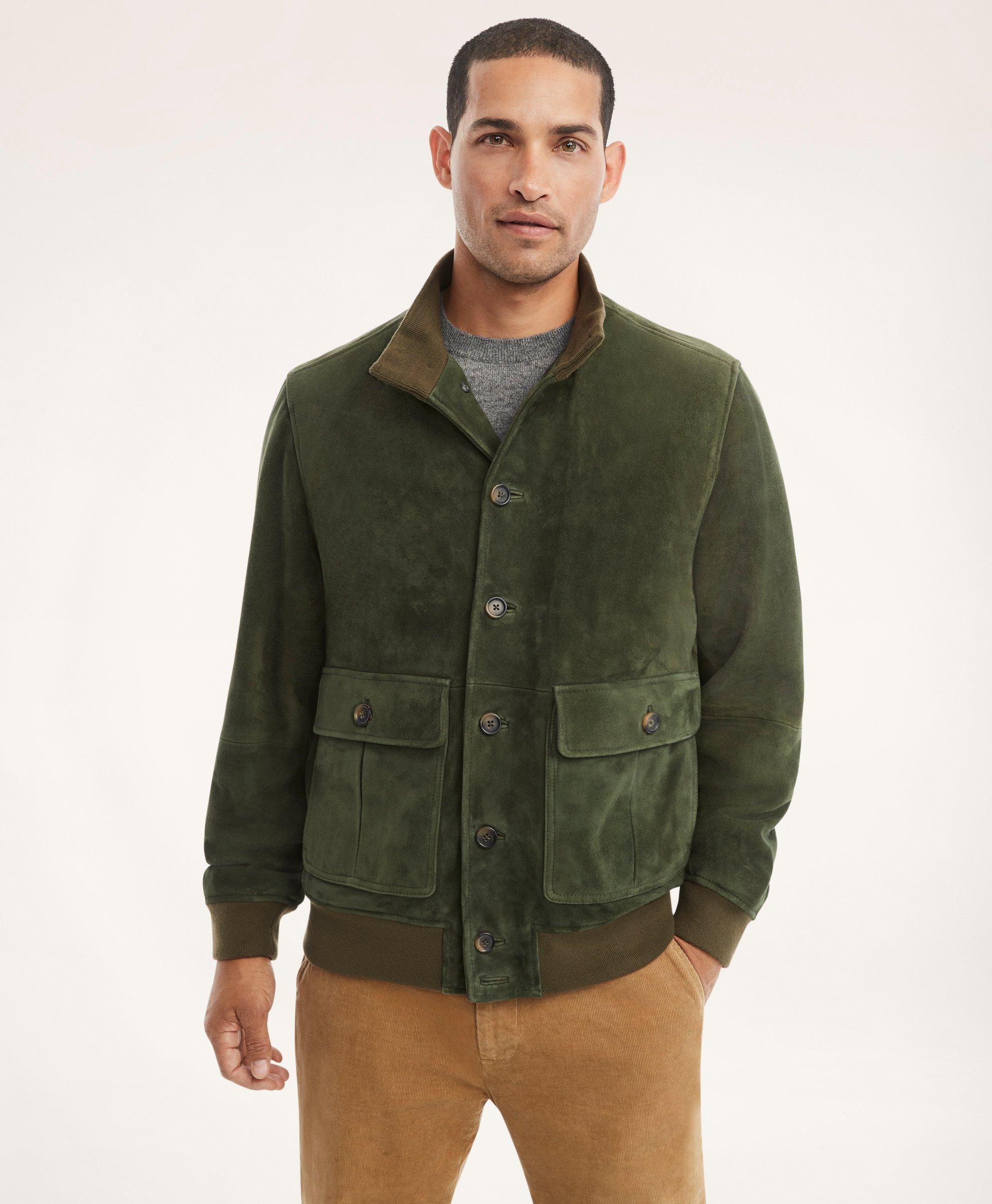 Brooks brothers store suede jacket