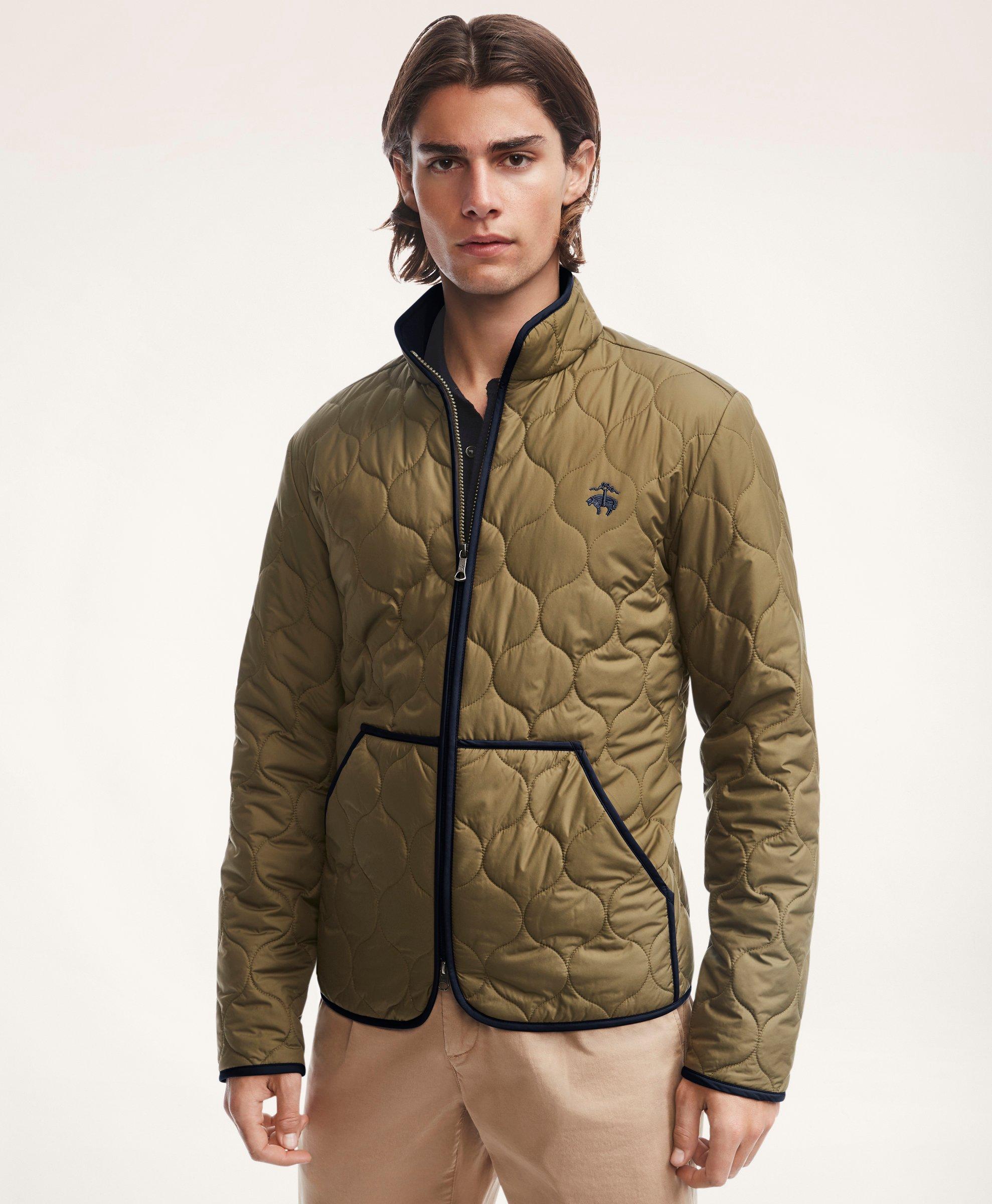 Lightweight Water-Resistant Quilted Liner Jacket for Men