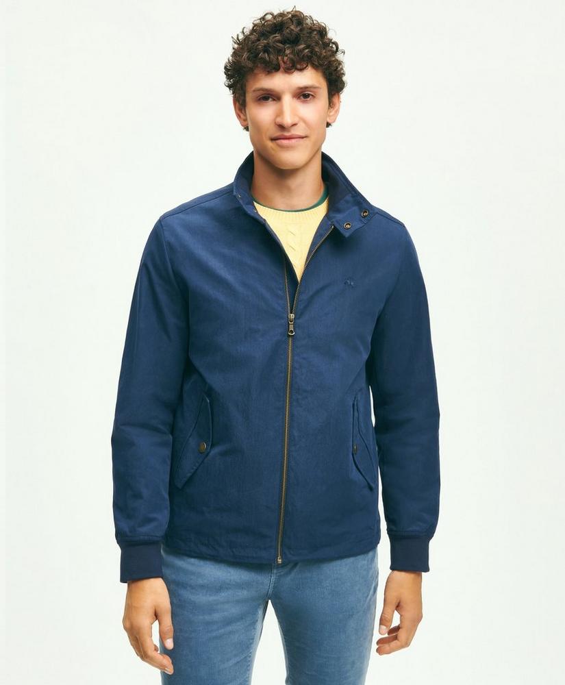 Cotton Blend Harrington Jacket, image 1