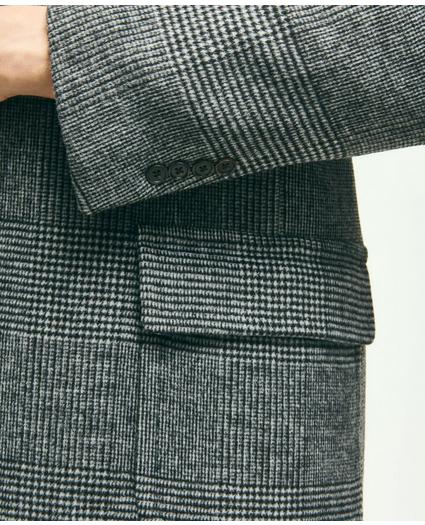 Wool Blend Double-Faced Glen Plaid Overcoat, image 5