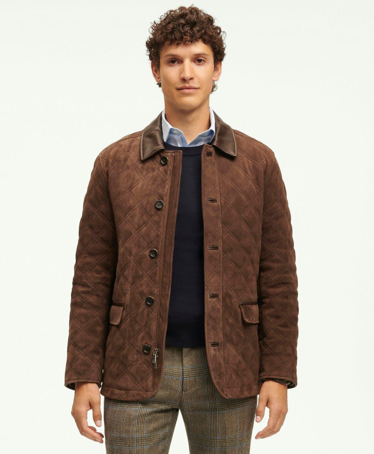 Brooks brothers quilted store walking coat