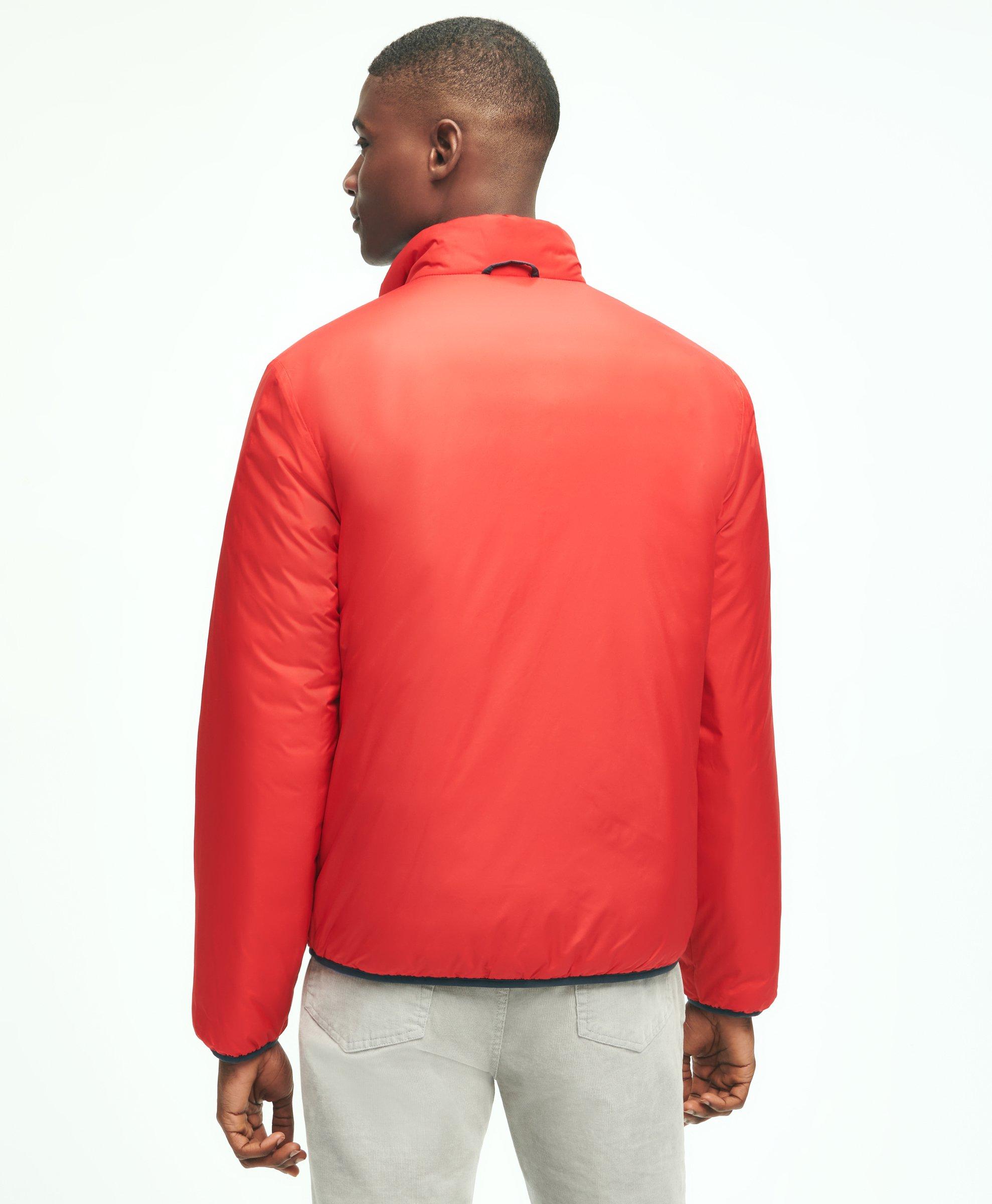 Reversible Racer Stripe Puffer Jacket