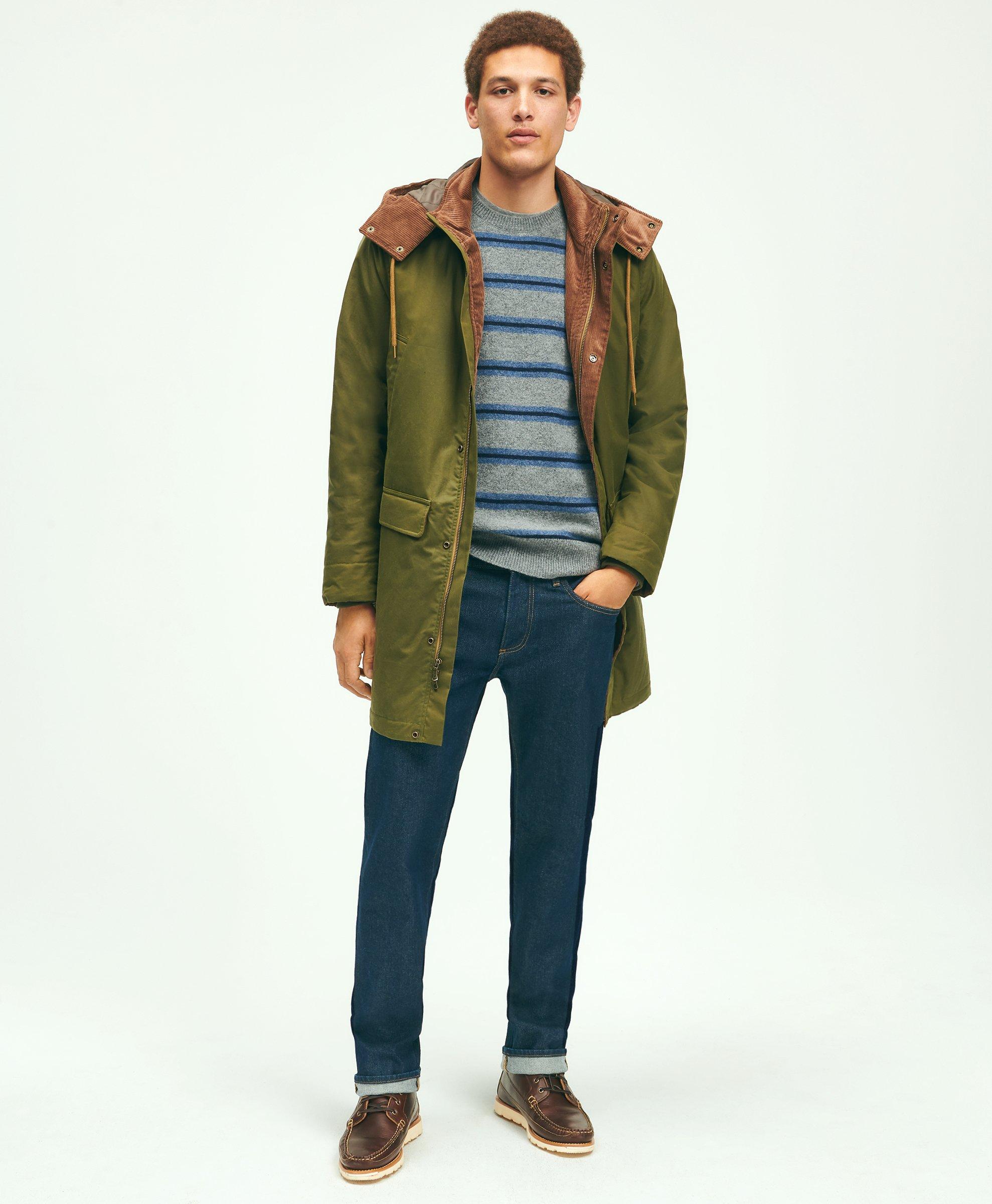 Barbour birches waxed cotton hooded online parka