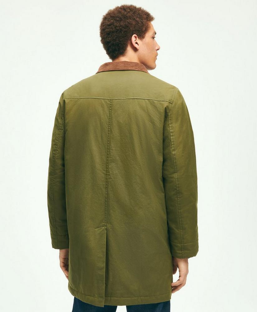 Cotton Hooded Waxed Parka, image 6