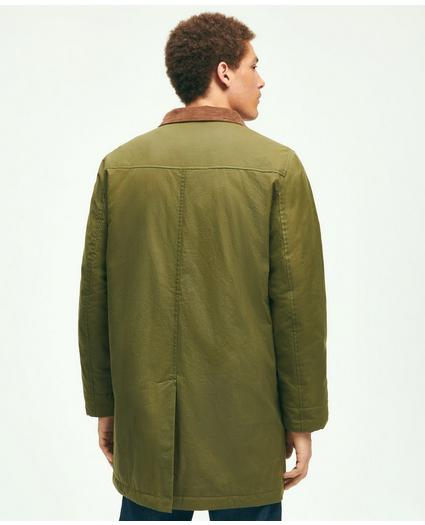 Cotton Hooded Waxed Parka, image 6