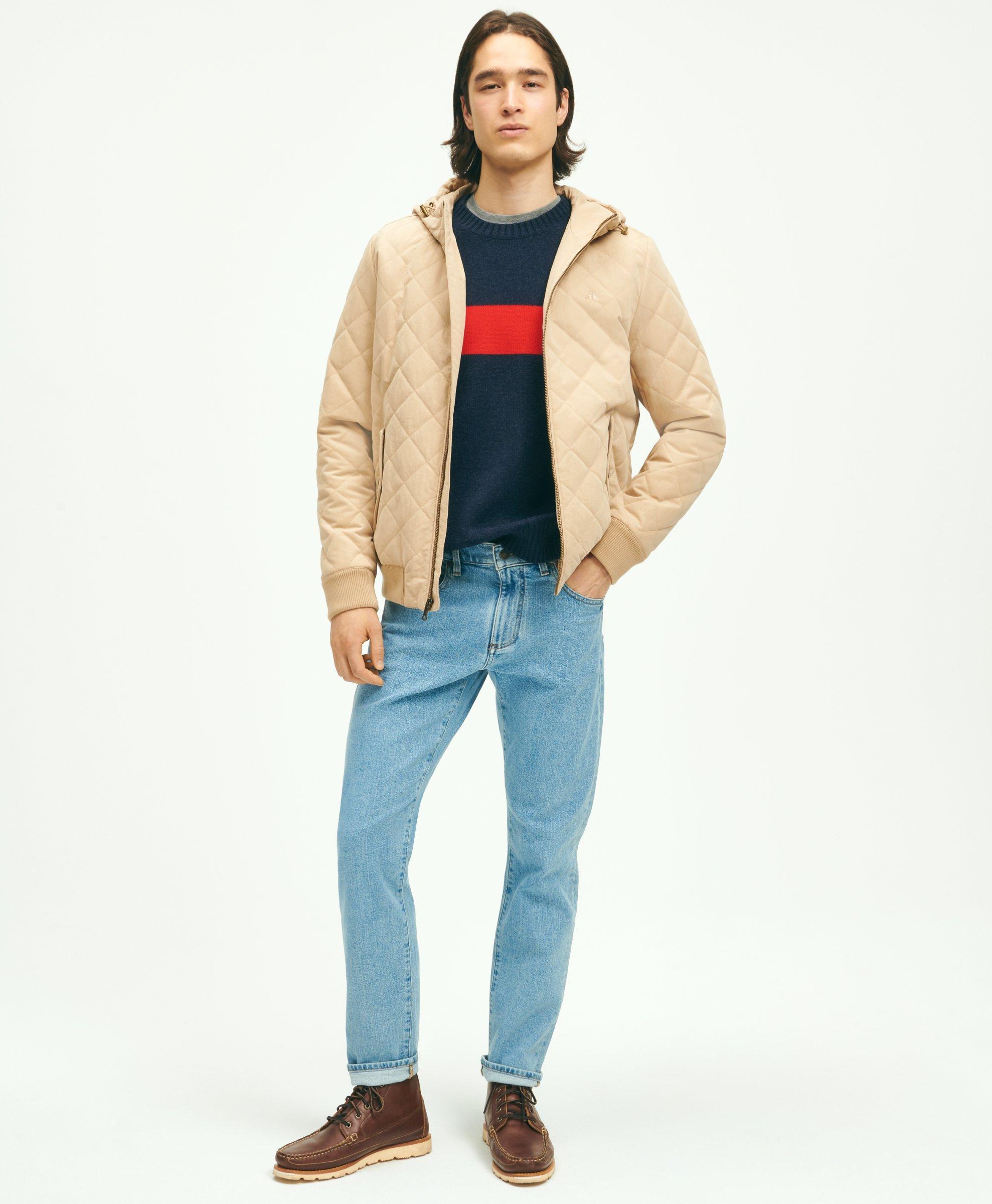 Bomber jacket - Light beige - Men