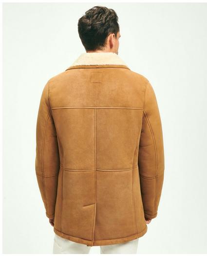 Shearling Double-Breasted Coat, image 4
