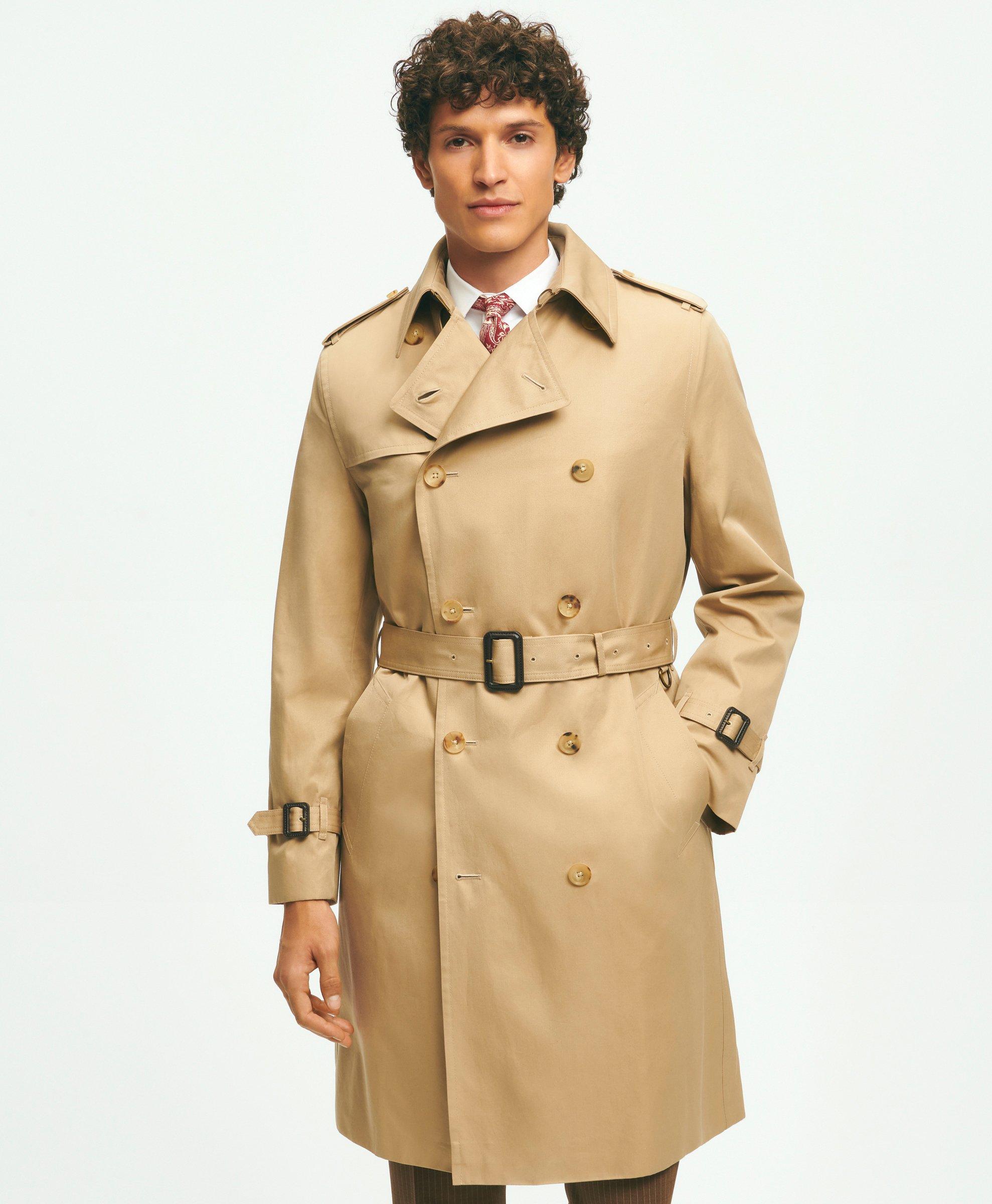 Supima® Cotton Gabardine Trench Coat