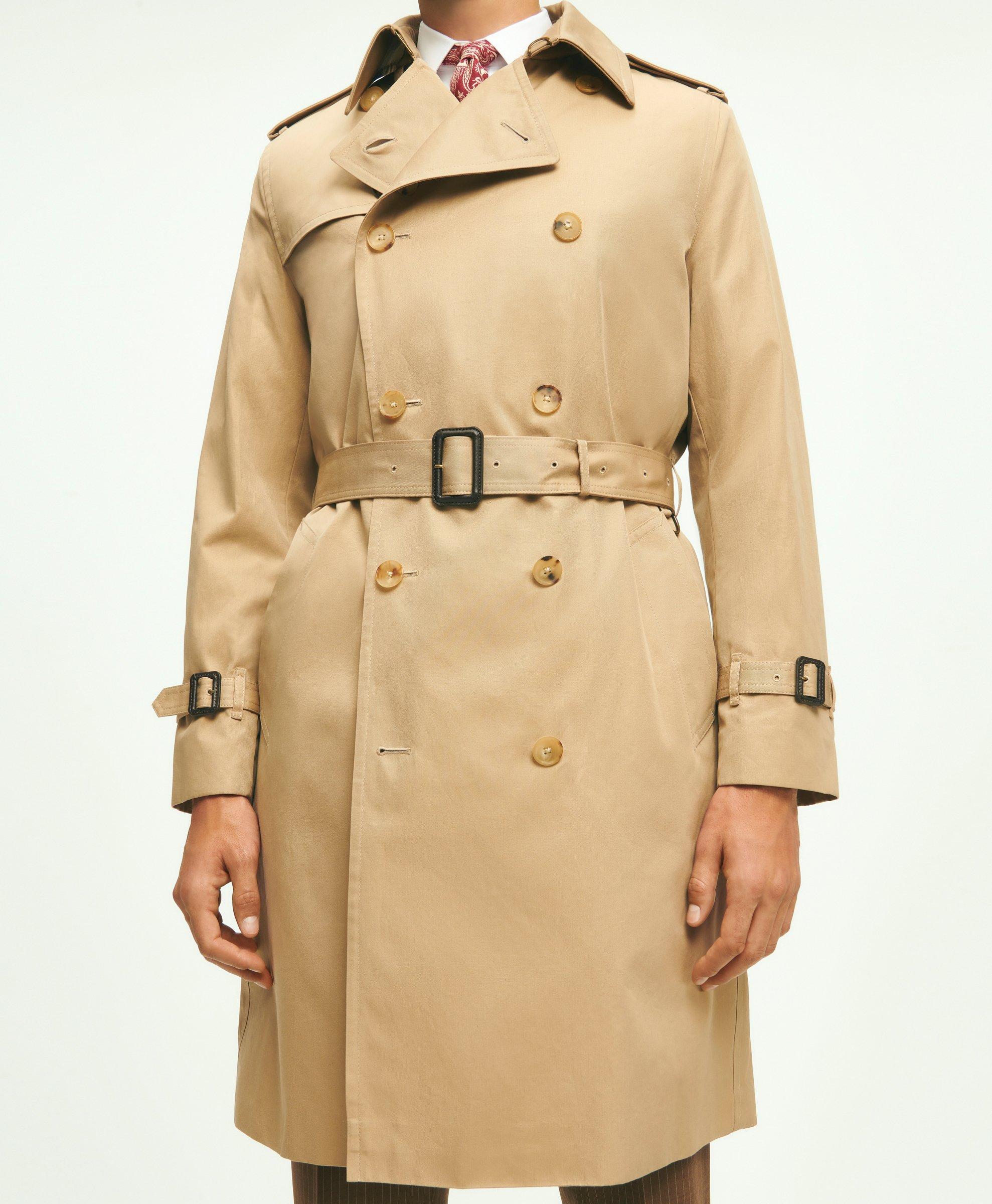 Supima® Cotton Gabardine Trench Coat